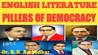 #pillars of democracy# #ENGLISH LITERATURE📚# #PROSE SECTION# #PILLARS OF DEMOCRACY#  #B.R.AMBEDKAR#