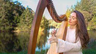 Healing Harp by the Mirror Lake (1 Hour) | Sarah Bhalla