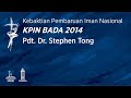 Bertobatlah! Mengapa Harus Binasa? | Pengabaran Injil - Pdt. Dr. Stephen Tong | Bada 2014