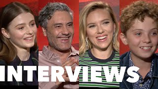 JOJO RABBIT Interviews: Taika Waititi, Scarlett Johansson, Thomasin McKenzie, Roman Griffin Davis