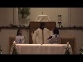 Feast of the Baptism of the Lord 5:30pm Vigil Mass with Fr. Manoj Xalxo, OFM