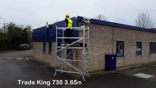 Trade King 730 Aluminium Scaffold Tower range from Loyal