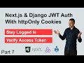 Next.js & Django JWT Auth with httpOnly Cookies - Part 7