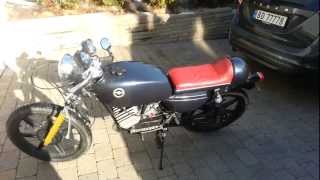 Zundapp GTS 50 Cafe Racer start up