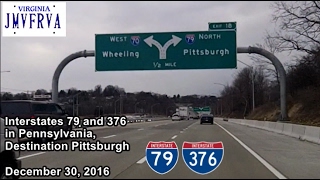 Interstates 79 and 376 in Pennsylvania, Destination Pittsburgh