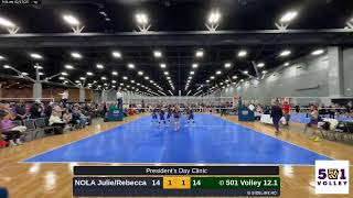 501 Volley 12.1 vs. NOLA Julie/Rebecca (2025.02.17)