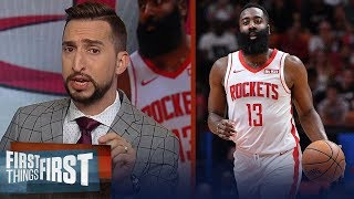 Rockets will be 1 seed in the West with unstoppable offense — Nick Wright | NBA | FIRST THINGS FIRST