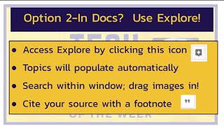 Tech Tip - Split Screen and Explore Tool