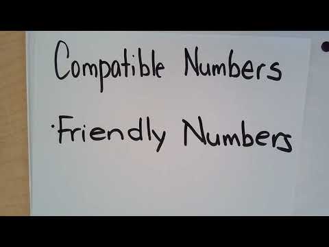 What is compatible numbers 3rd grade?