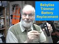 Babyliss Trimmer Battery Replacement