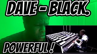 American reacts to Dave - Black | Live at The BRITs 2020 |