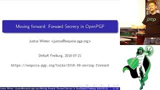 Moving forward: Forward Secrecy in OpenPGP