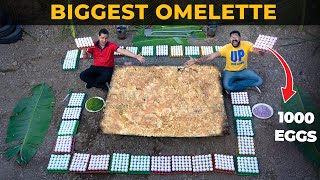 1000 Eggs का Omelette 🥚😱 | दुनिया का सबसे बड़ा | देख के हैरान रहे जाओगे 🤯🥵 | Mad Jugaad