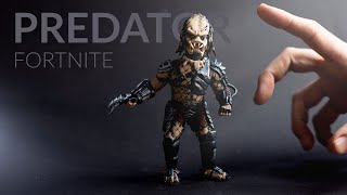 Creating the PREDATOR SKIN with clay & garbage (Fortnite Battle Royale)