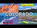 4 Day Colorado Trip - Best Experiences | Colorado Itinerary | Nature and More