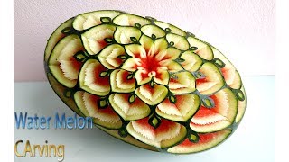 Watermelon new design | carving fruits | By BÀN TAY ĐEN #carving #watermelon