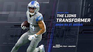 HOW AMON-RA ST. BROWN TRANSFORMS THE LIONS OFFENSE #lions #detroitlions #detroit #nfl