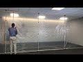 zipwall magnetic strips for drop ceilings–keep your barrier tight between poles