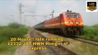 Winter days started 20 Hour!! late running 12332 Himgiri sf express skipping Uthratia jn