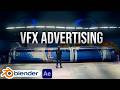 Yes...You can create VFX Advertising using Blender and After Effects