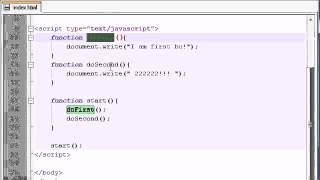 Beginner JavaScript Tutorial 10 Calling a Function From Another Function