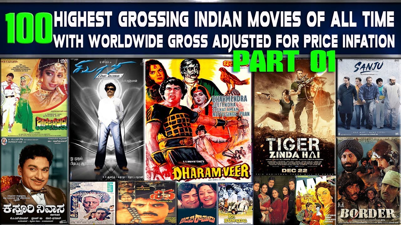 Top 100 Highest Grossing Indian Films Worldwide Gross Adjusted ...