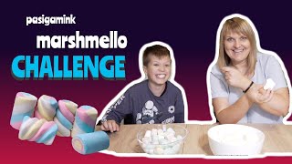 MARSHMELLO CHALLENGE. GAMINAM PATYS su Roku tik 3 ingredientai, valgom tik zefyrus