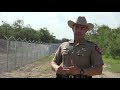 gov. abbott s border barrier going up now in del rio texas