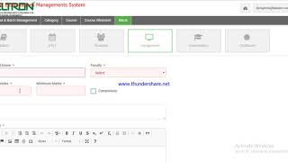 Batch Creation(COURSE & BATCH MANAGEMENT)