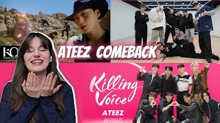 ATEEZ(에이티즈) - 'WORK' Official MV and Dance Practice + ATEEZ Killing Voice REACTION