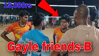 15k 🔥|Gayle friends-B 🆚 David friends | firing🔥match  #volleyball