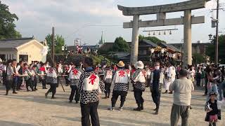 2022年(令和4年)中津祇園　京町祇園車　練り込み