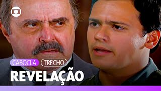 Neco confessa a Justino que ele e Belinha estão namorando! | Cabocla | TV Globo