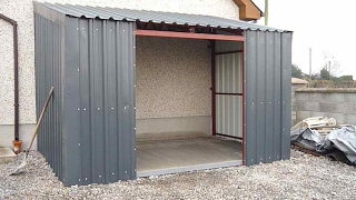 Making a steel Lean To SHED