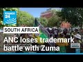 S.Africa's ANC loses court trademark battle with Zuma's party • FRANCE 24 English