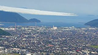 【絶景俯瞰】ブルーインパルス 防府北基地航空祭2018予行 2018.6.2　Blue Impulse　Hofu AIR FESTA