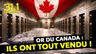 Stock d'or du Canada : ils ont tout vendu ! | 31.1 GRAMMES