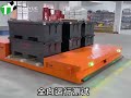 plc control agv automated guided vehicle with 3000kg load weight