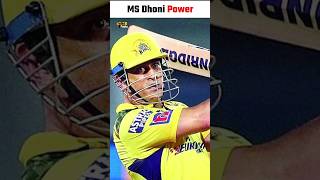 MS Dhoni Power 🔥 | Cricket Shorts #shorts #ipl #cricket #msdhoni #viral #trending