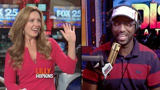 Boston Fox 25 News Anchor Lilly Hopkins Sits In WIth Rickey Smiley