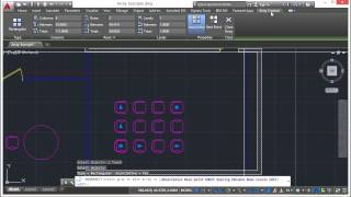 Learning Autodesk AutoCAD 2015 Rectangular Array