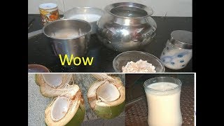 ఇలాంటి జ్యూస్ నేను ఎప్పుడు ...... // How to prepare Coconut Juice