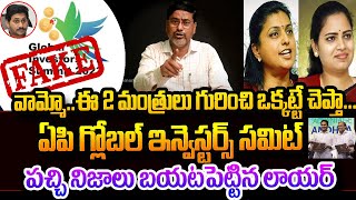 ఈ 2 మంత్రులు గురించి నేనే కాదు ఎవరిని అడిగిన ఇదే చెప్తారు | AP Global Investors Summit Real or Fake