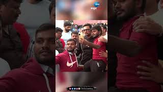 ಸುದೀಪ್‌ ಕೆನ್ನೆಗೆ ಅಭಿಮಾನಿಯ ಮುತ್ತು |  fans kiss to sudeep