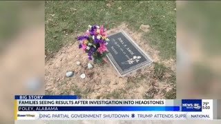 Foley cemetery investigation continues as long-delayed headstones arrive