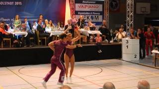 Carolin STEINBERGER und Tobias PLANER,  DM Ingolstadt, R´n´R, 20.06.2015, Akro ER