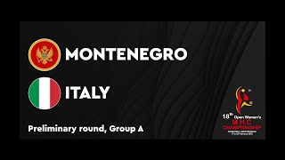 Mediterranean Handball Championships 2025: Montenegro - Italy