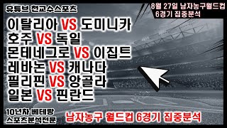 🏀천교수스포츠🏀8월27일 남자농구월드컵분석[남자농구월드컵][농구분석][해외농구분석][토토분석][스포츠분석][프로토분석][토토][축구승무패]