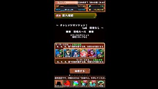 【パズドラ】チャレンジダンジョンLv6 回復なし ウミサチパで挑戦！【ノーコン】