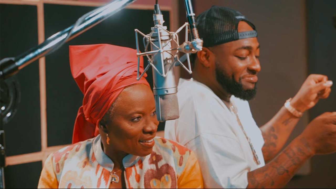 Angelique Kidjo Davido Joy Official Visualizer Youtube Music